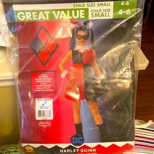 Girls Harley Quinn Halloween Costume